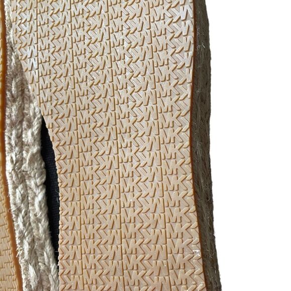 𝅺MICHAEL Kors Black Espadrille Sneakers SZ 8.5 - Picture 11 of 12